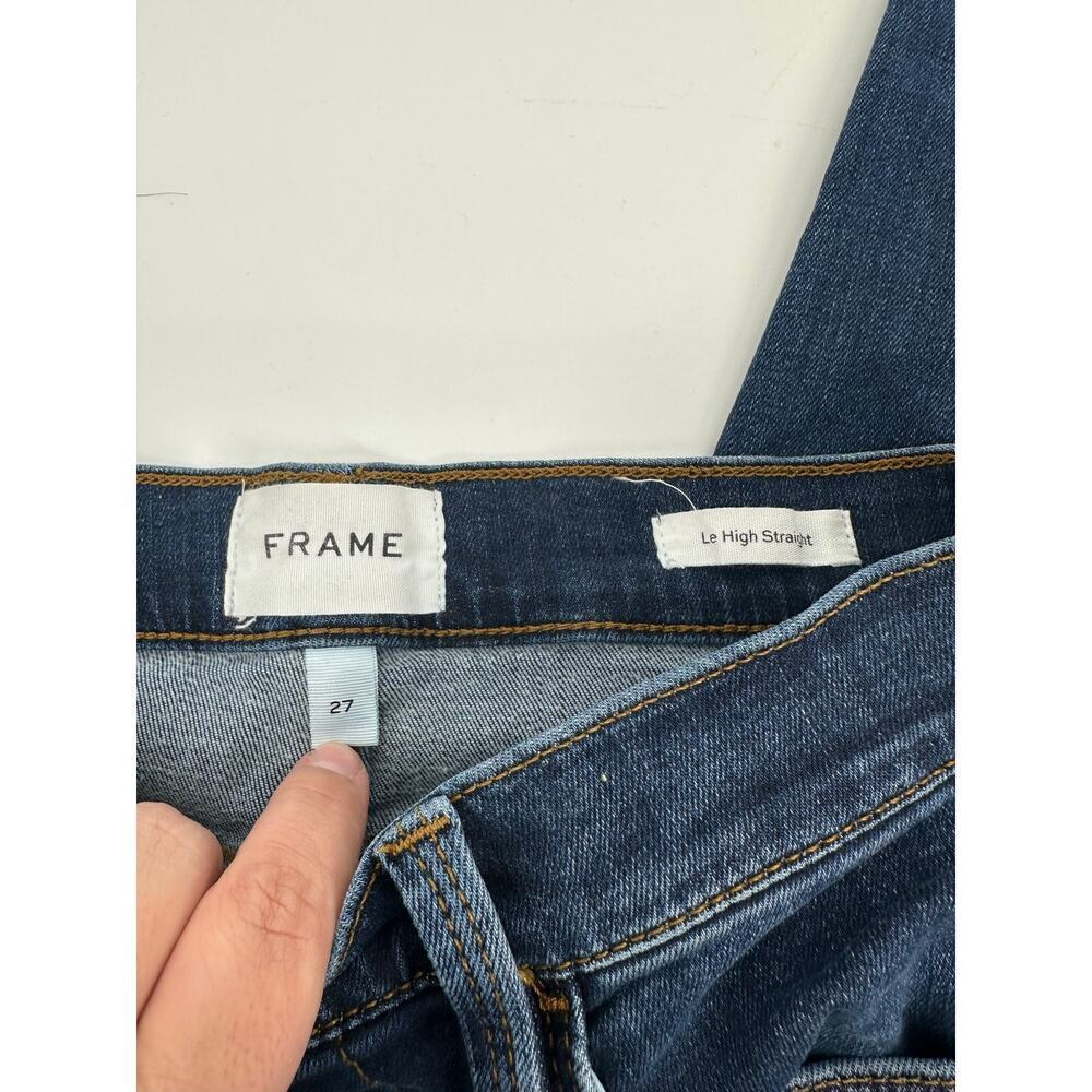 FRAME Le High Straight Jeans in the Dublin wash - Picture 10 of 11